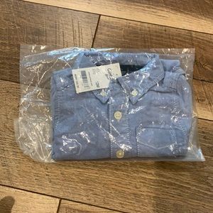 NWT 12month Oxford button down onesie